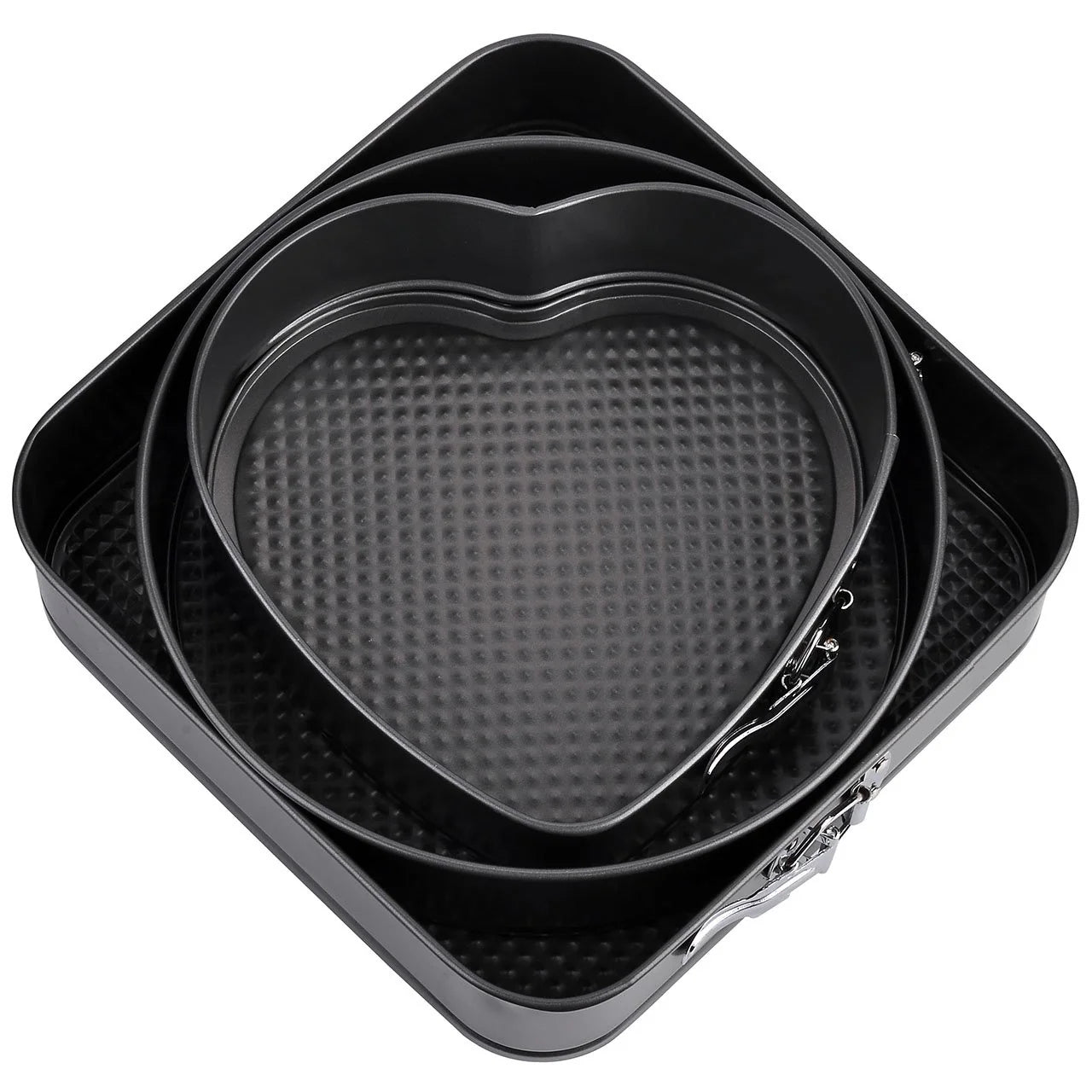 Shaped Cheesecake Mold 3Pc Set