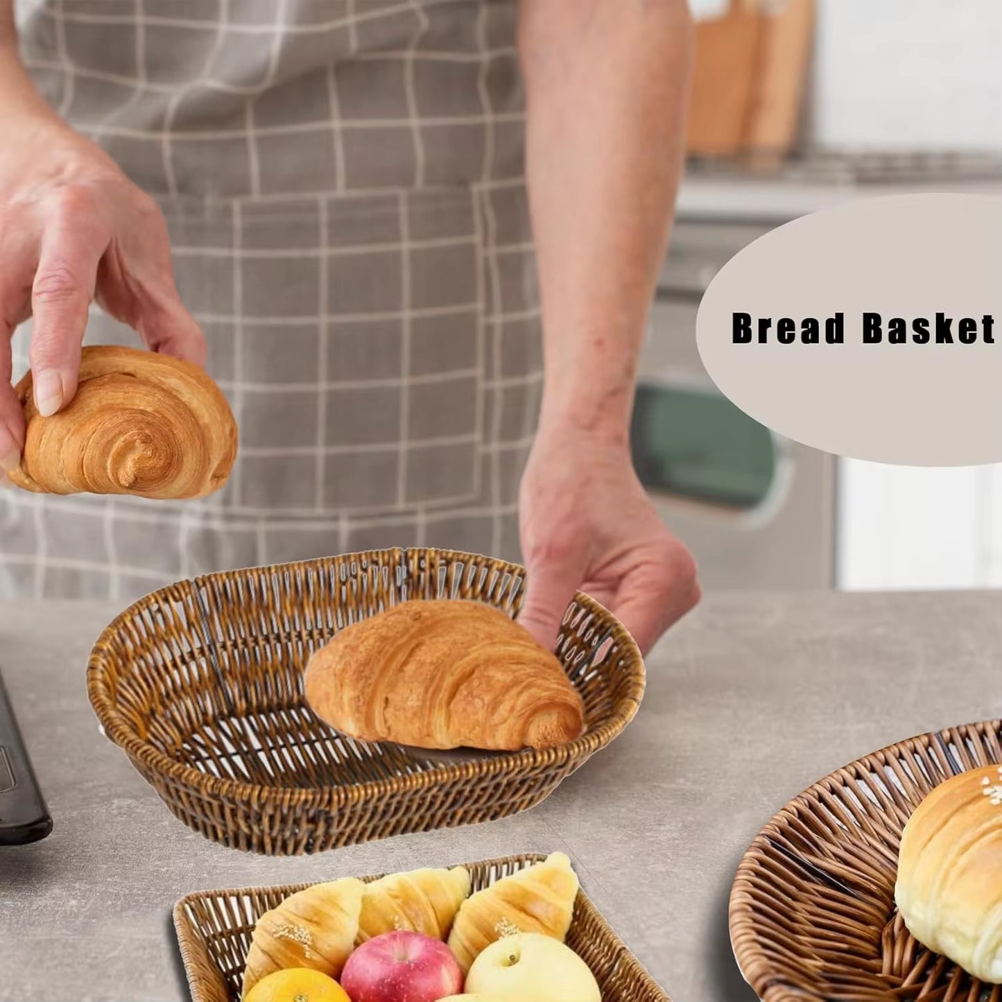 Rattan Bread Basket