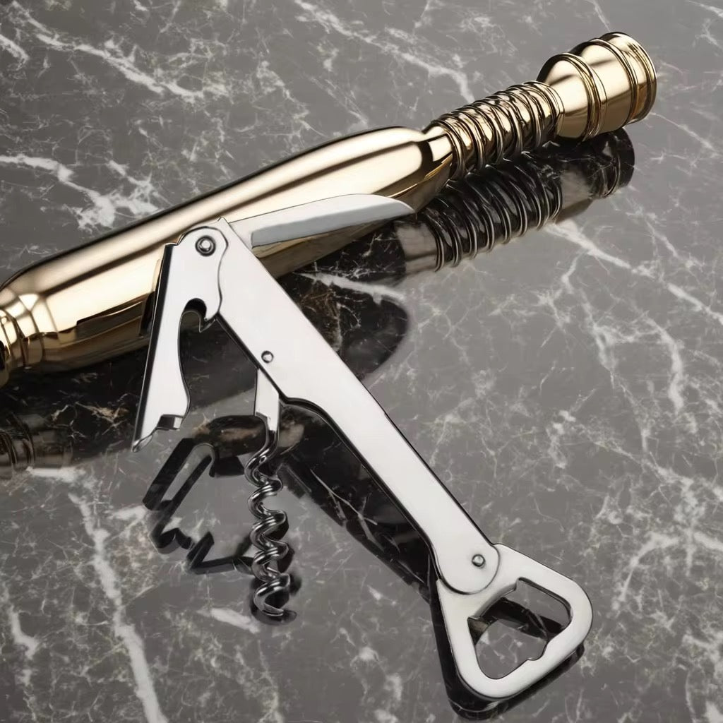 Stainless Steel Can & Cork Opener