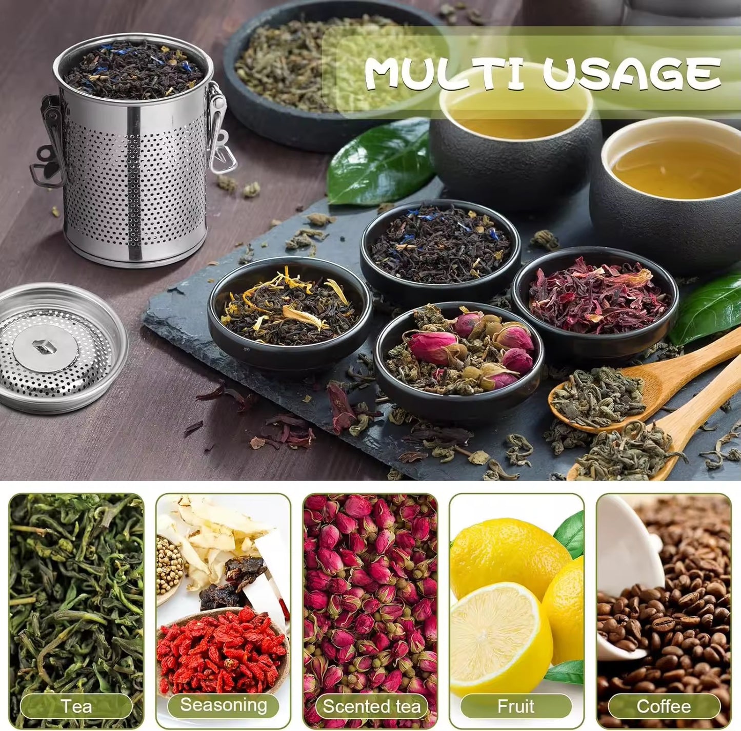 Stainless Steel Infuser & Boiling Basket