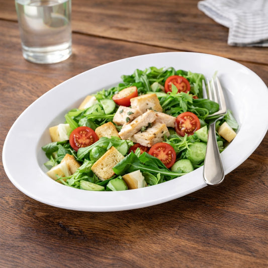 Oval Melamine Serving Plate