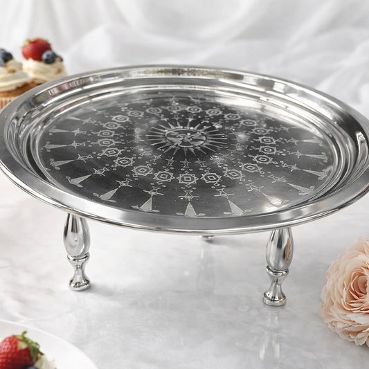 Stainless Steel Cake Serving Plate