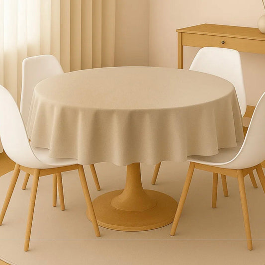 Leather Round Table Cover