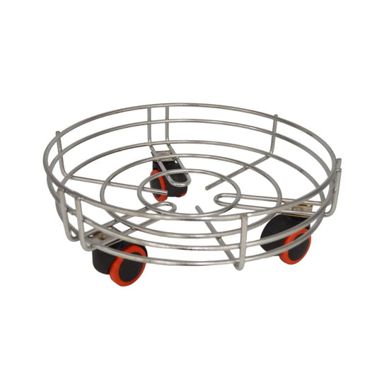 Chrome Cylinder Trolley