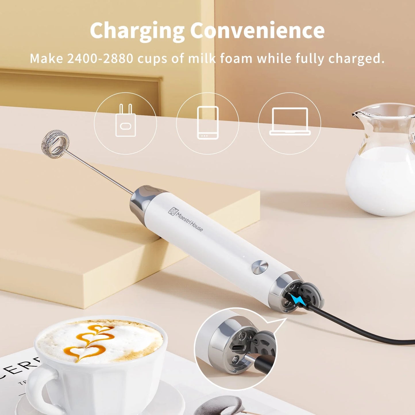 Rechargeable Frother