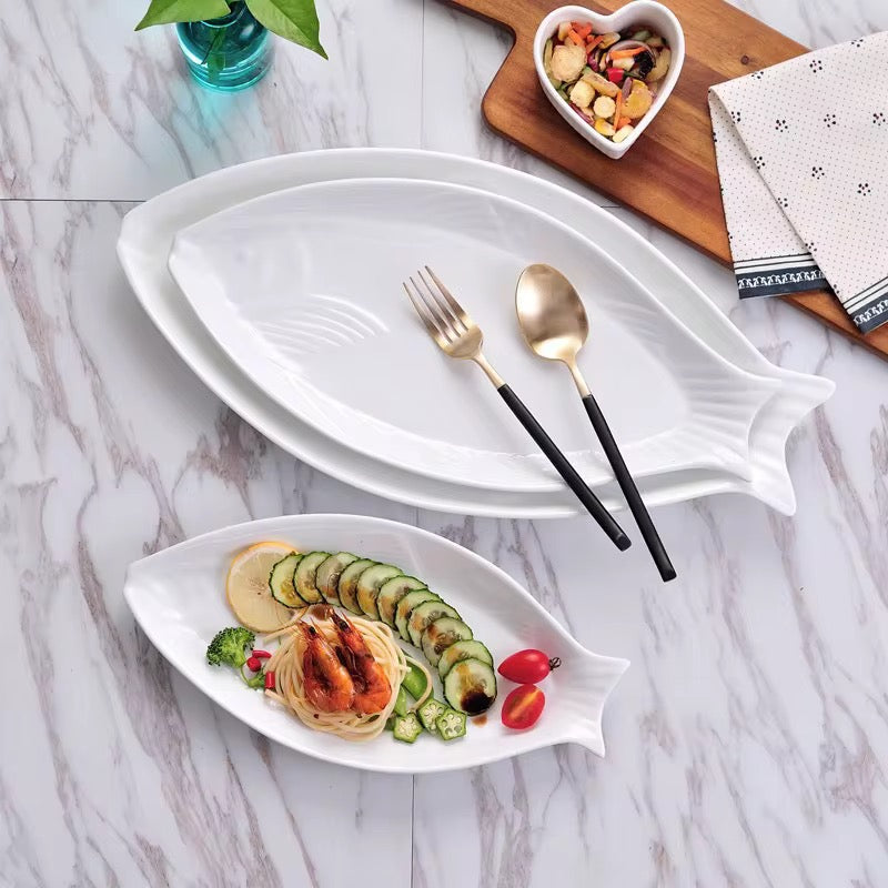 Melamine Fish Shaped Tray