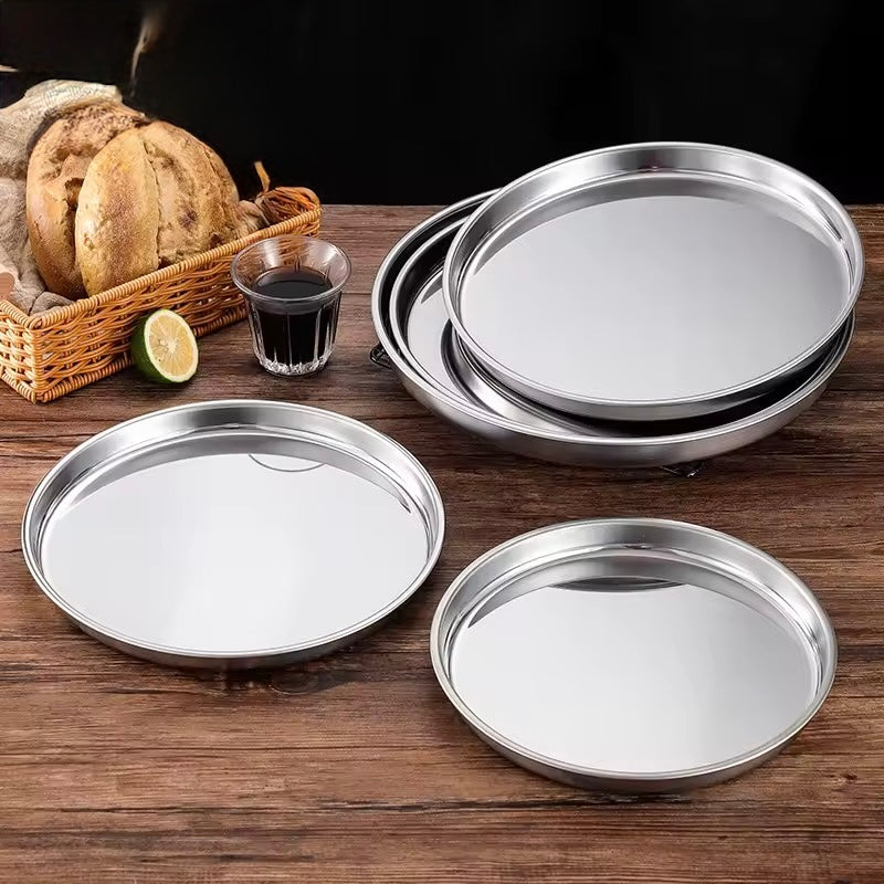 Stainless Steel Round Tray