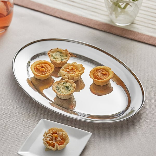 Stainless Steel Oval Tray