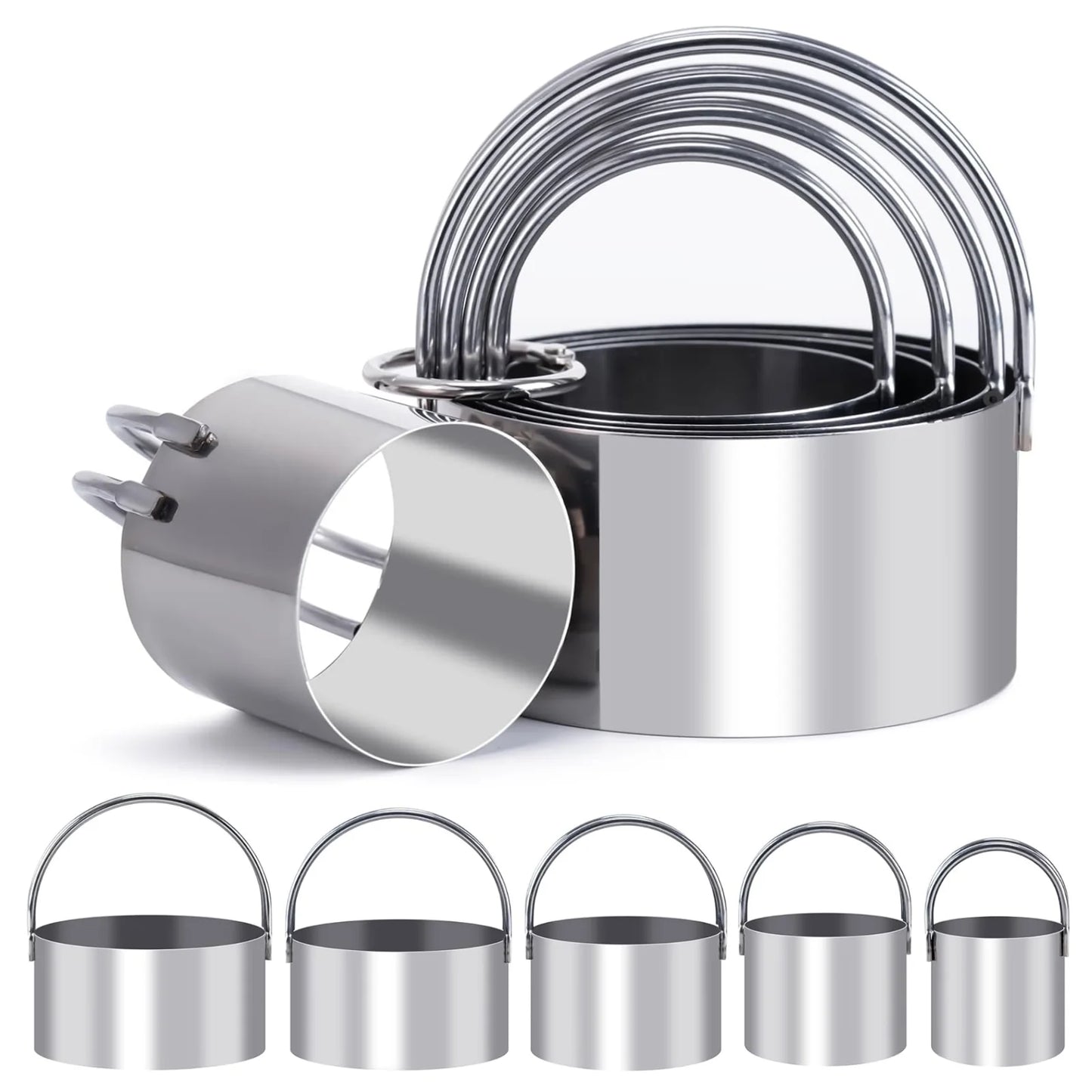 Stainless Steel Handled Cookie Cutters