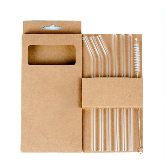 Glass Straws Set