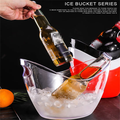 Acrylic Oval Ice Bucket