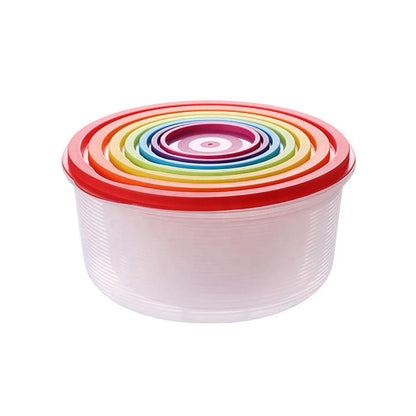 Round Food Container Set 7Pcs