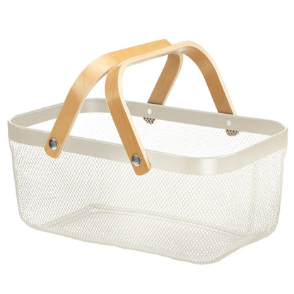 Rectangular Mesh Organizer Basket