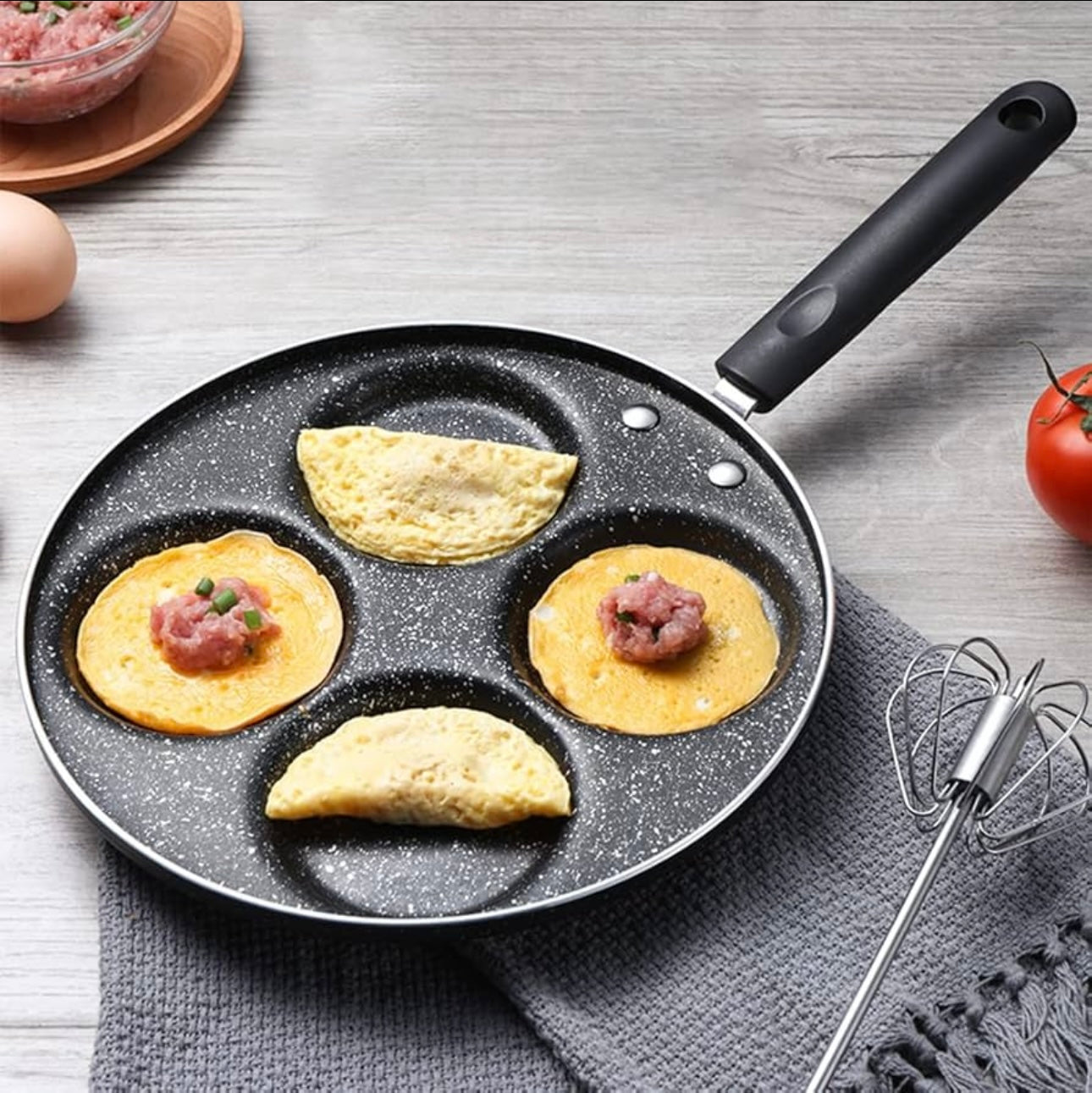 Granite 4 Slot Pancake & Egg Pan
