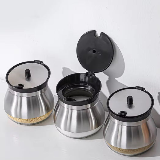 Stainless Steel Spices & Sugar Pot
