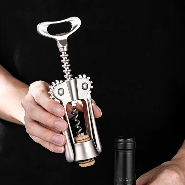 Stainless Steel Wing Corkscrew