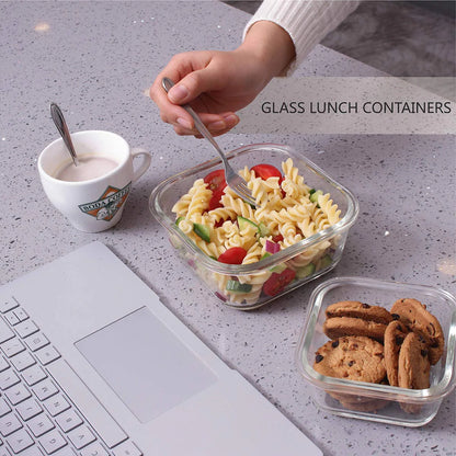 Glass Tupperware 3 Piece Set