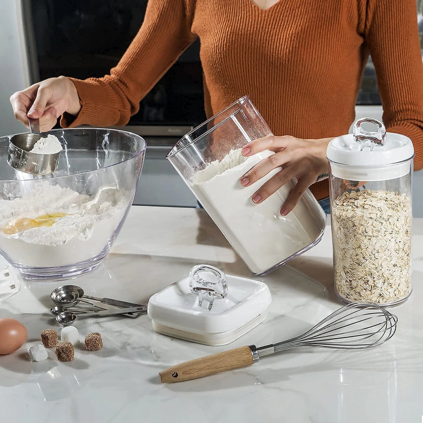 Square Airtight Container Jars