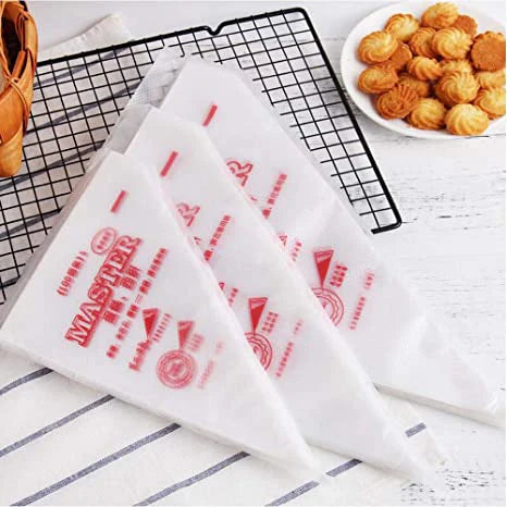 100Pc Disposable Icing Bag Set