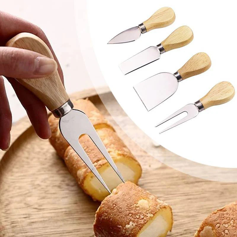 Bamboo Cheese Knives Set