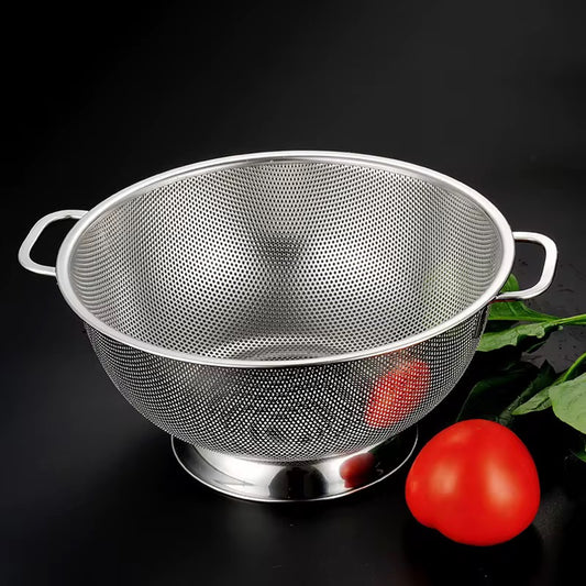 Aluminum Round Strainer With Base