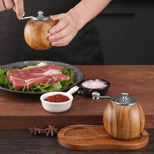 Acacia Wood Pepper Grinder