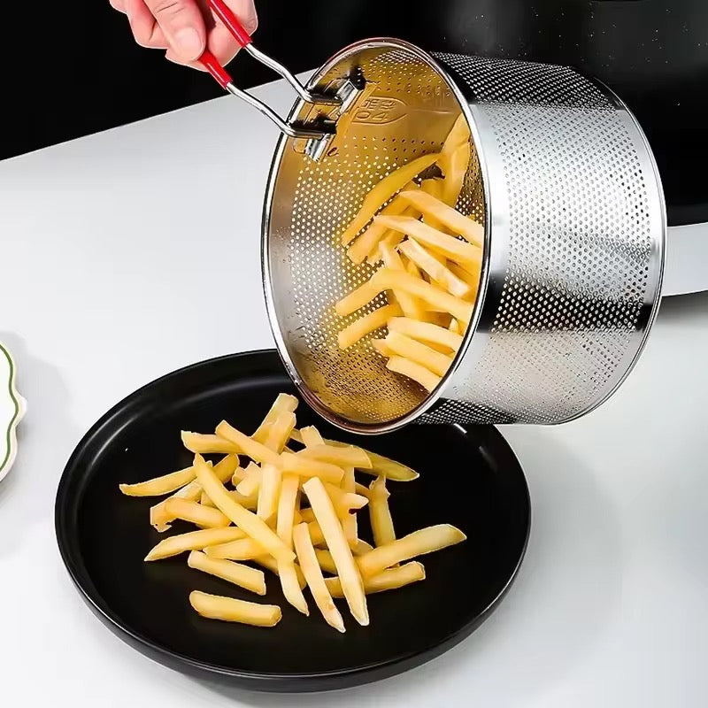 Stainless Steel Frying Pot Strainer