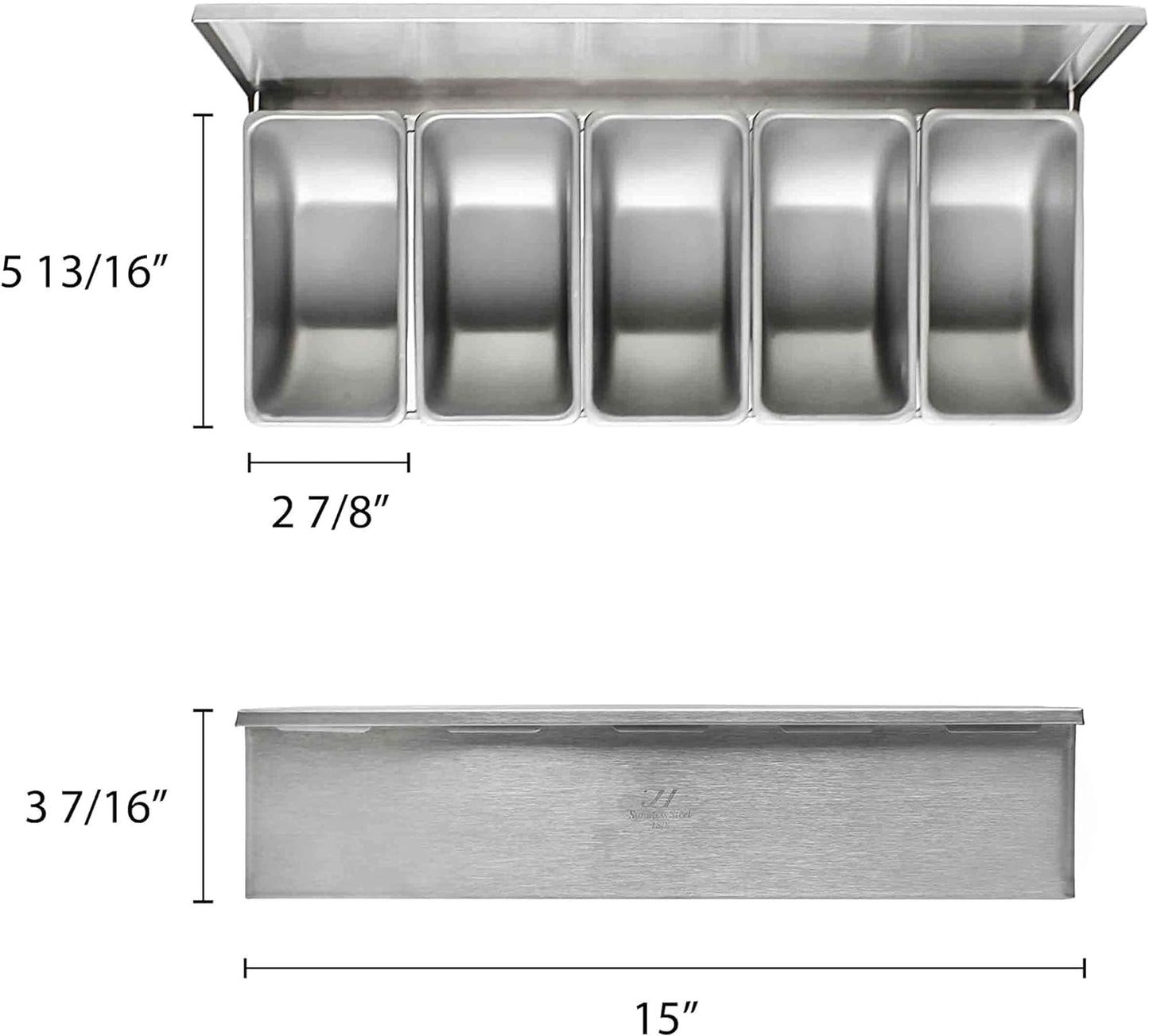 Stainless Steel Condiment Box