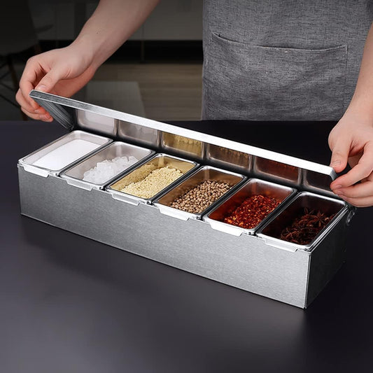 Stainless Steel Condiment Box