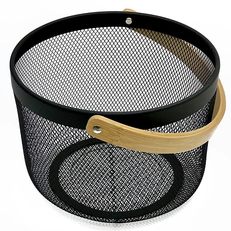 Round Mesh Basket Organizer