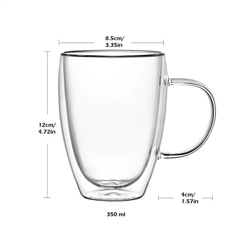 Double Glass Mug