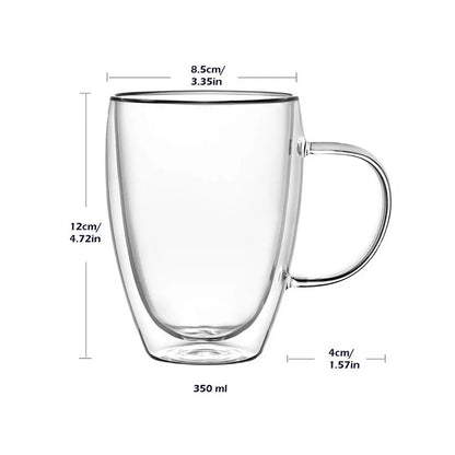 Double Glass Mug