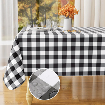 Fabric Checked Table Cloth