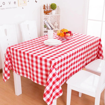 Fabric Checked Table Cloth