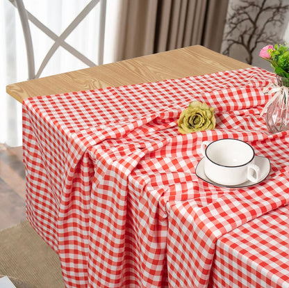 Fabric Checked Table Cloth