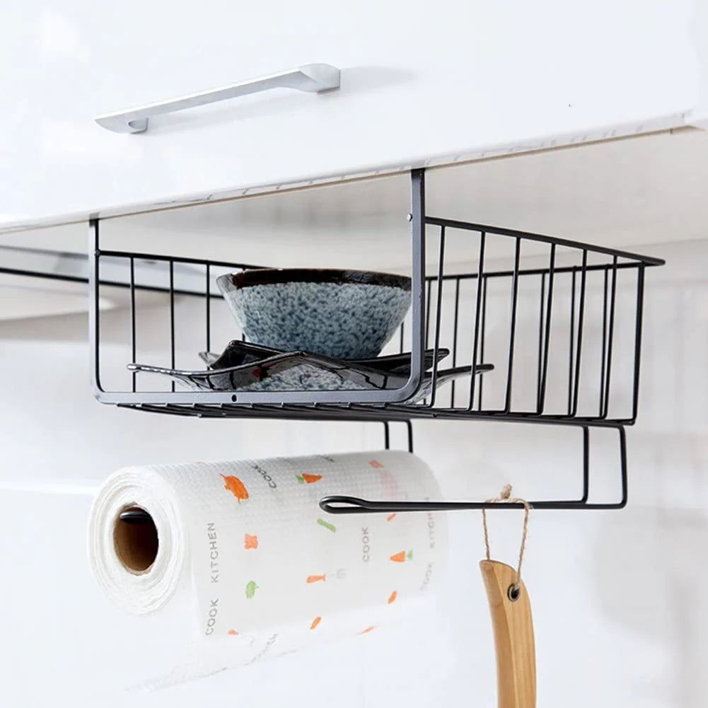 Metal Under-shelf Cabinet Organizer