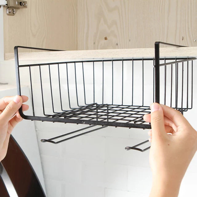 Metal Under-shelf Cabinet Organizer