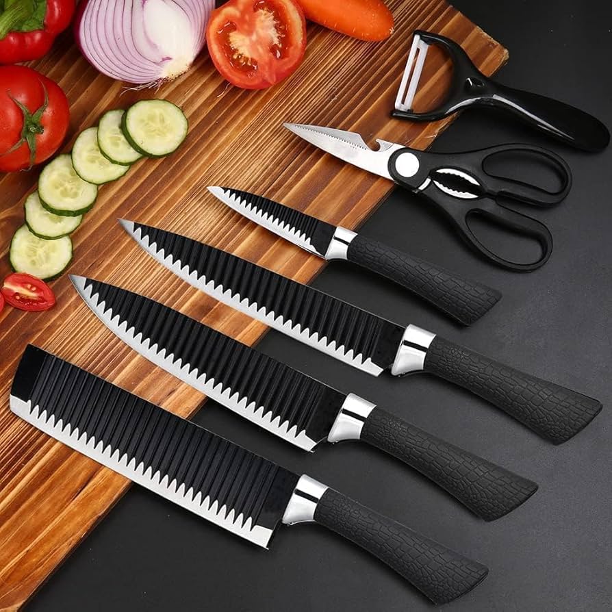 6 Piece Knife & Utensil Set