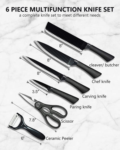 6 Piece Knife & Utensil Set