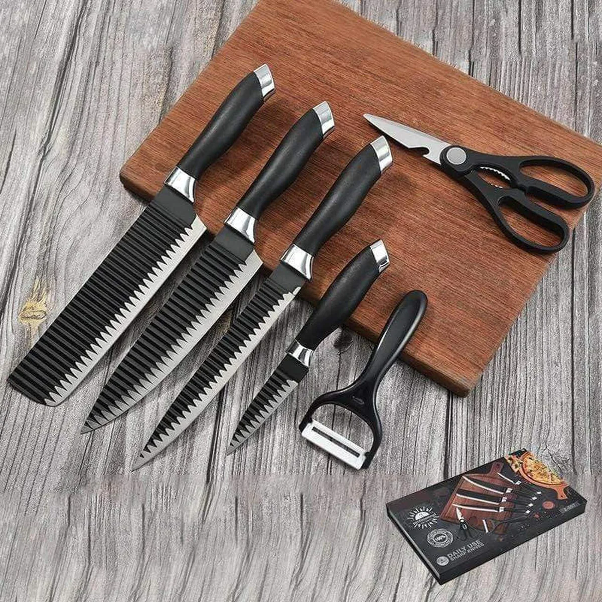 6 Piece Knife & Utensil Set