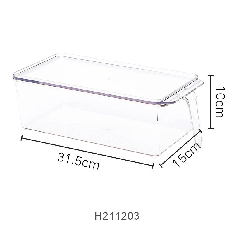 Acrylic Fridge Organizer With Cover