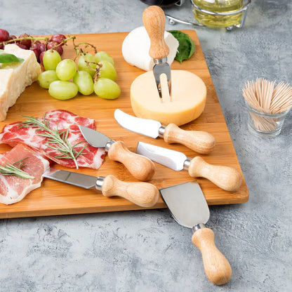 Bamboo Cheese Knives Set