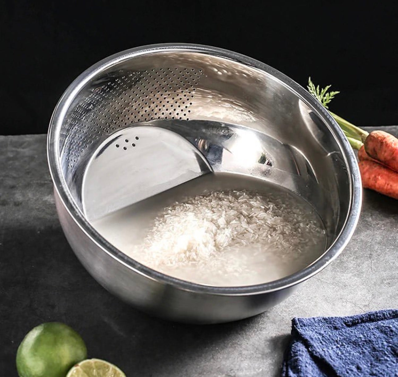 Stainless Steel Rice Strainer