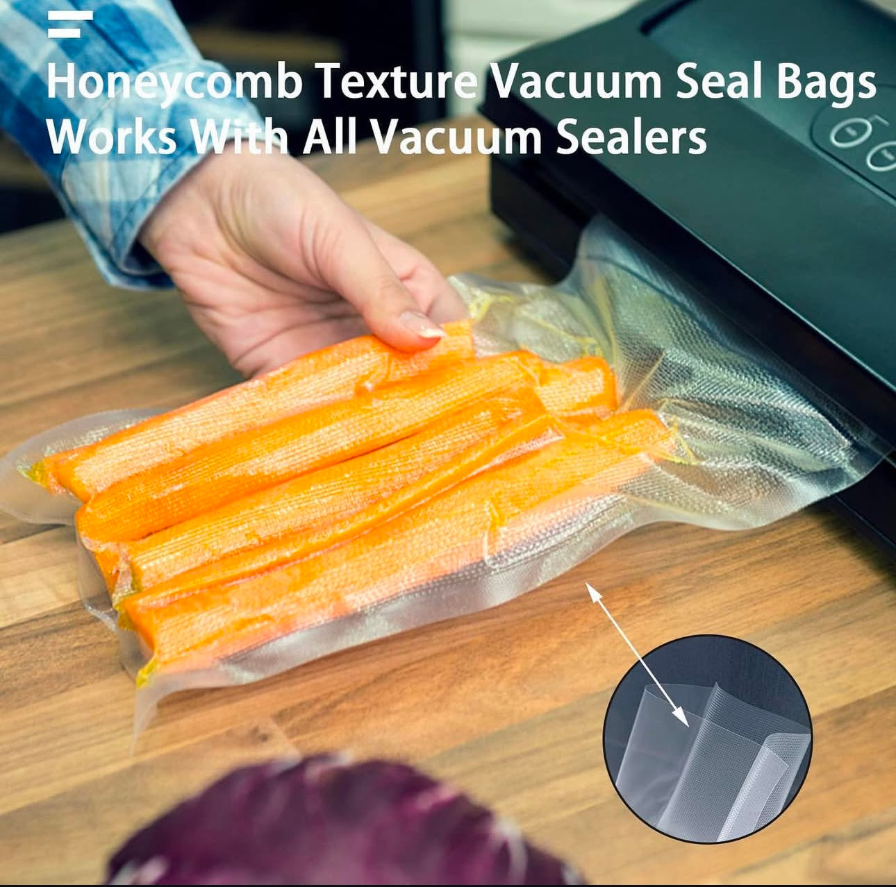 Food Vacuum Storage Bags