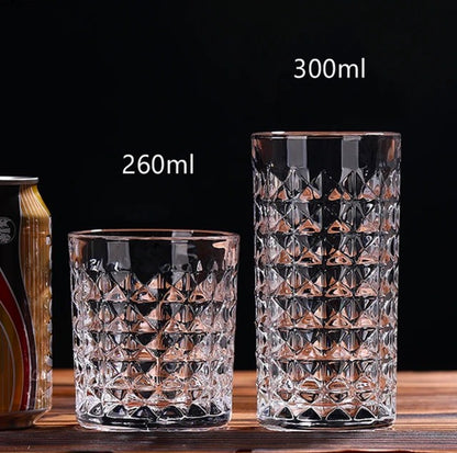 Diamond Glasses 6Pc Set